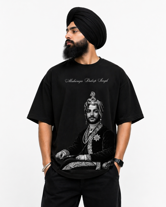 Maharaja Duleep Singh Oversized French Terry T-Shirt – 240 GSM