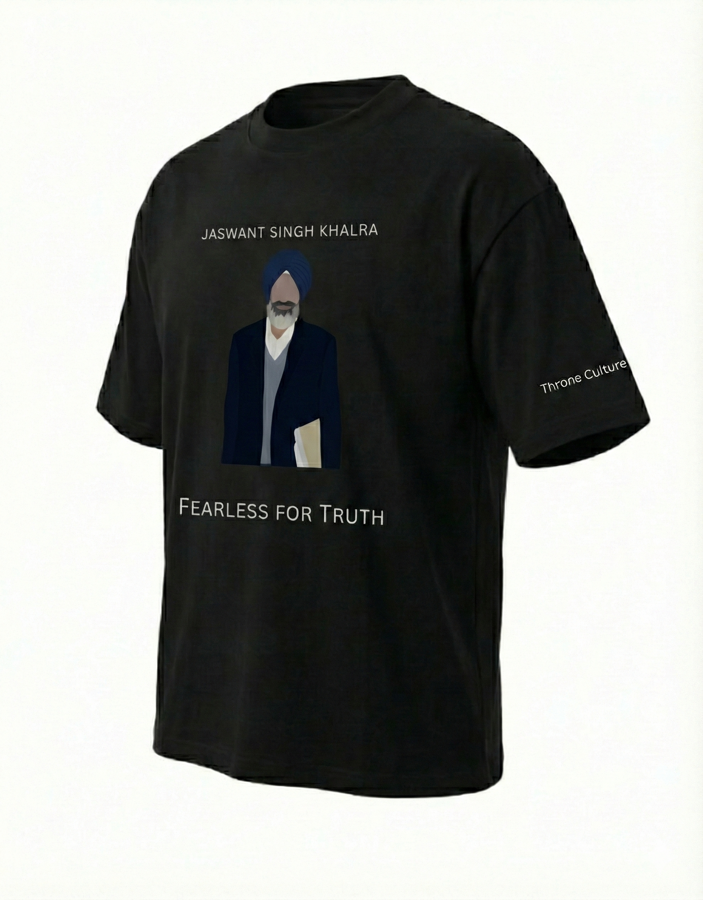 Jaswant Singh Khalra Fearless For Truth T-Shirt – French Terry 240 GSM Premium Cotton