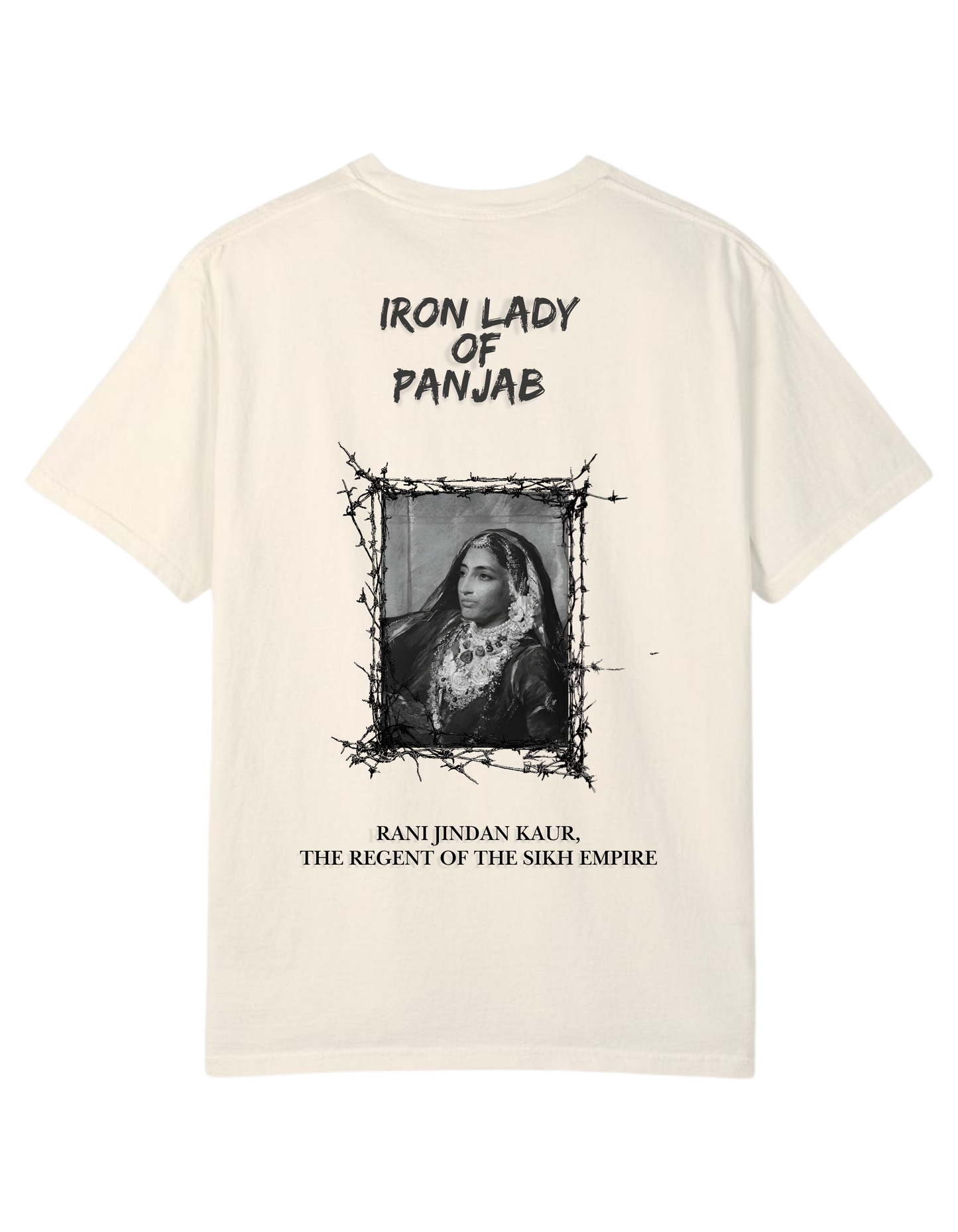 The "Iron Lady of Panjab" Maharani Jindan Kaur Oversized Tee