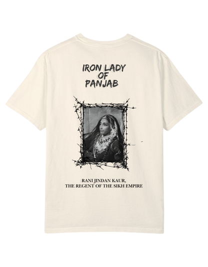 The "Iron Lady of Panjab" Maharani Jindan Kaur Oversized Tee