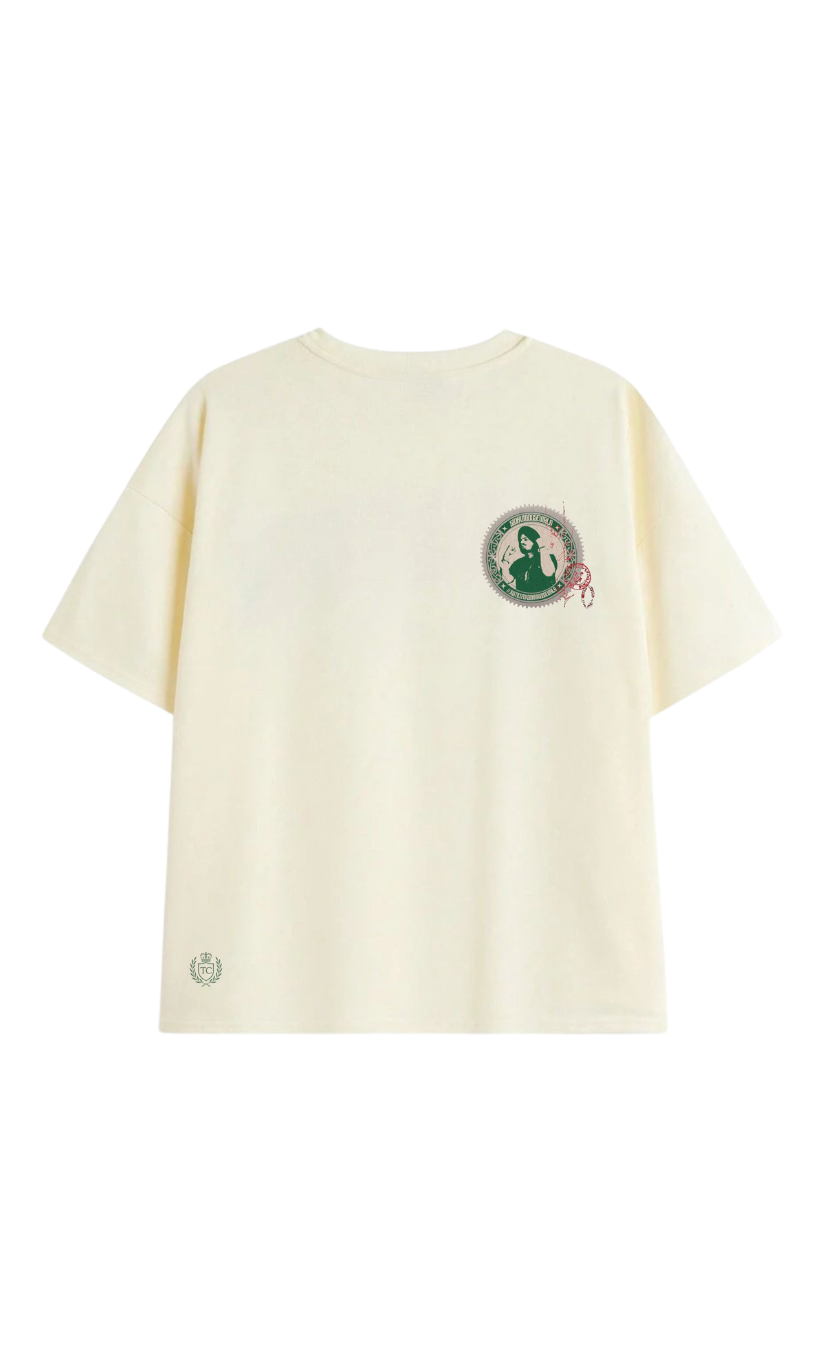 Sidhu Moose Wala Vintage Stamp Oversized T-Shirt