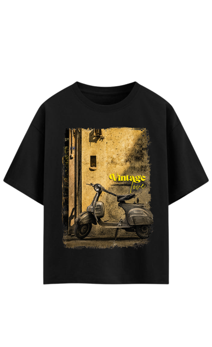 Vintage Love Scooter Oversized T-Shirt